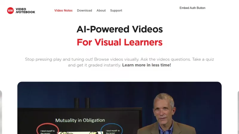 Video Notebook screenshot