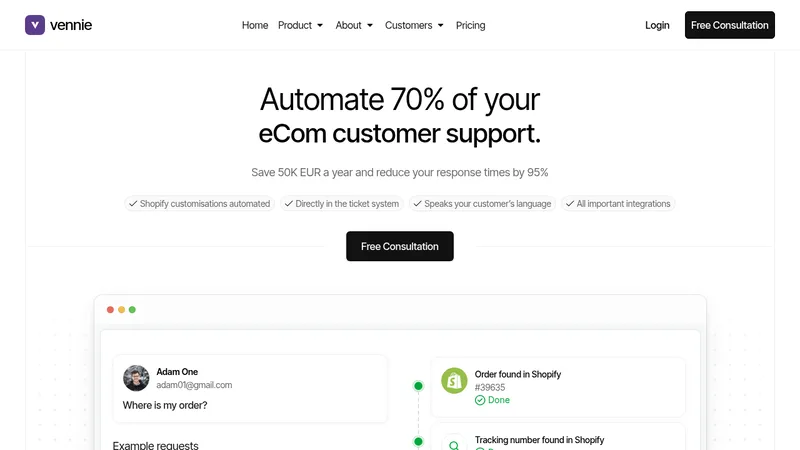 vennie website
