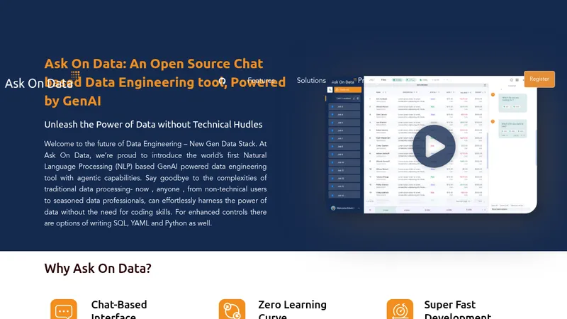ask on data website
