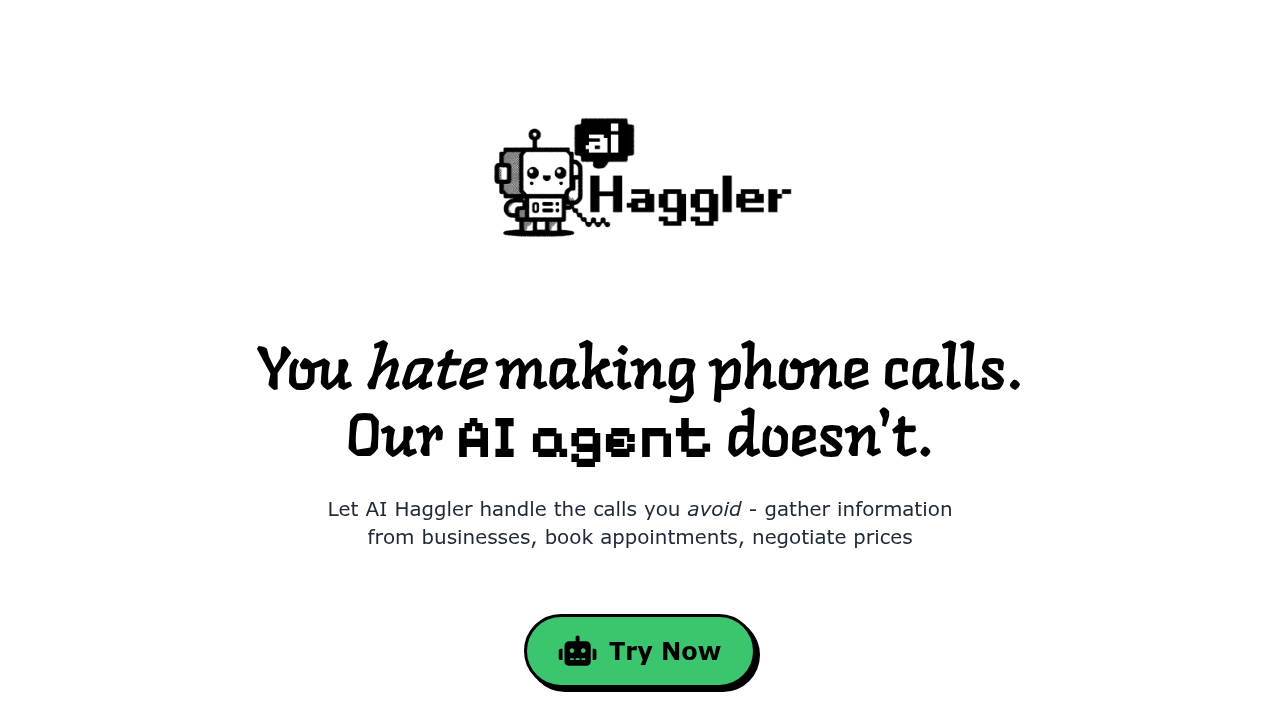 ai haggler website