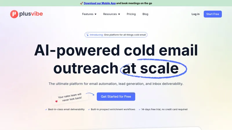 plusvibe.ai website