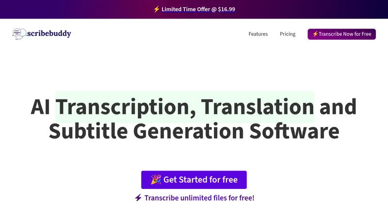 scribebuddy website