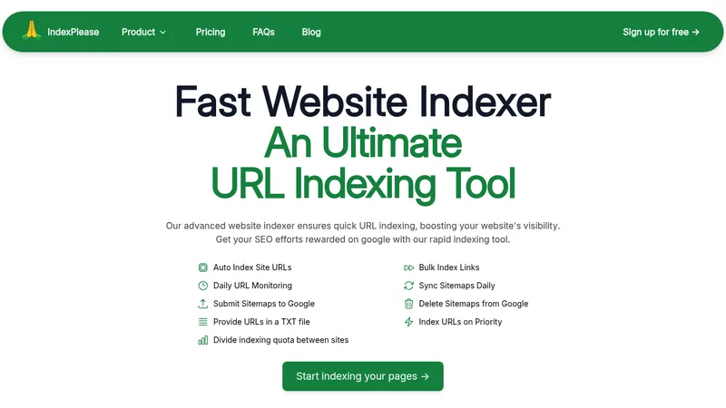 indexplease website