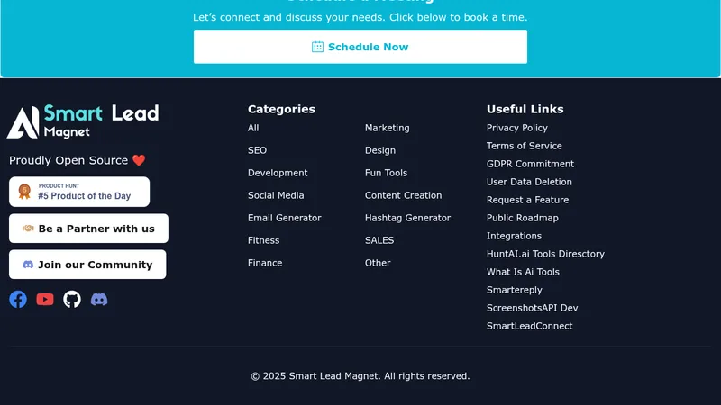 smartleadmagnet website