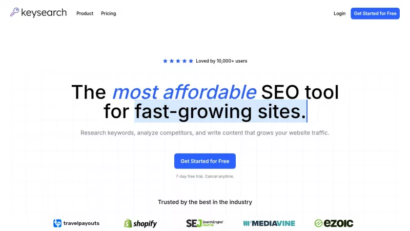 KeySearch screenshot