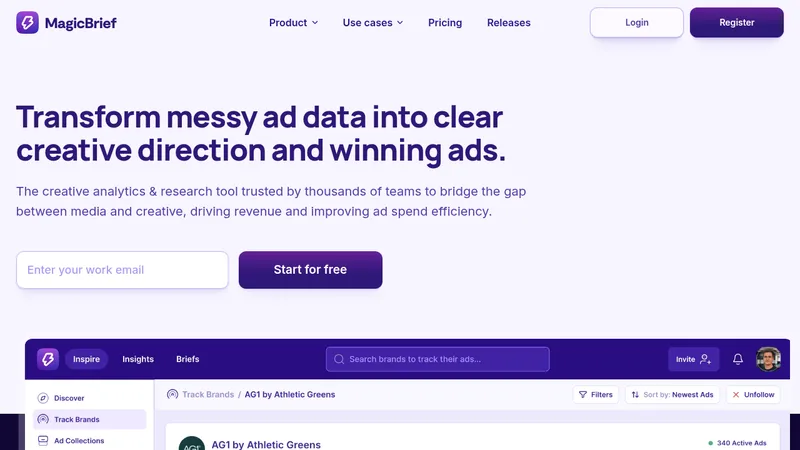 magicbrief website