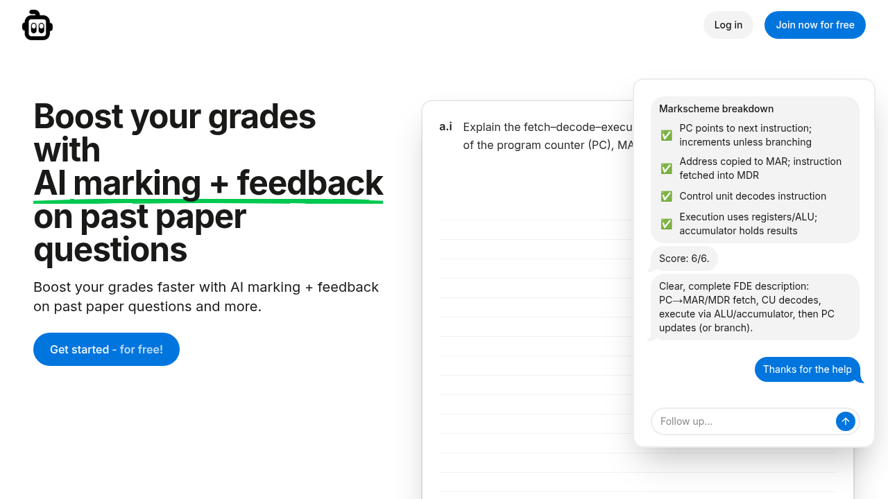 alevels.ai website