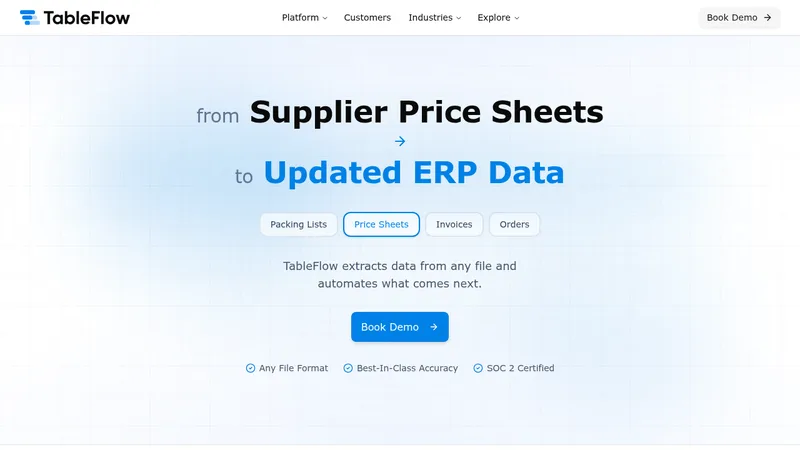 tableflow website