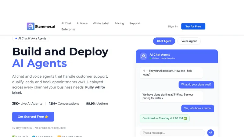 stammer ai website