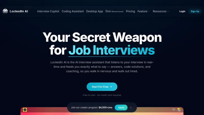 lockedin ai website