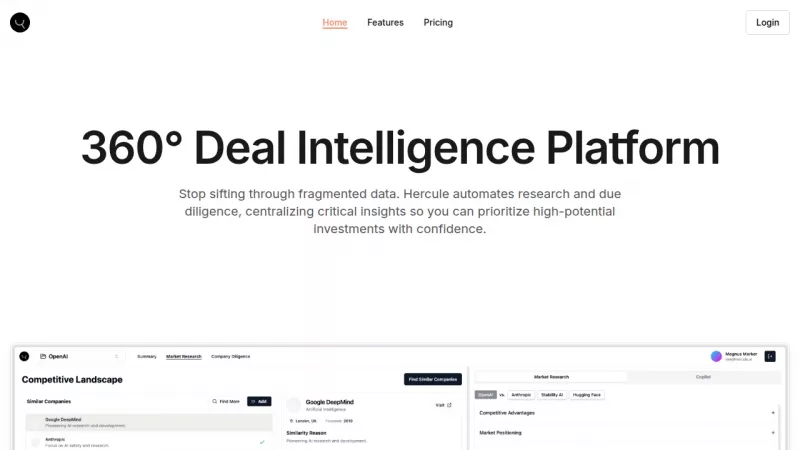 Hercule AI screenshot