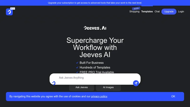 jeeves ai website