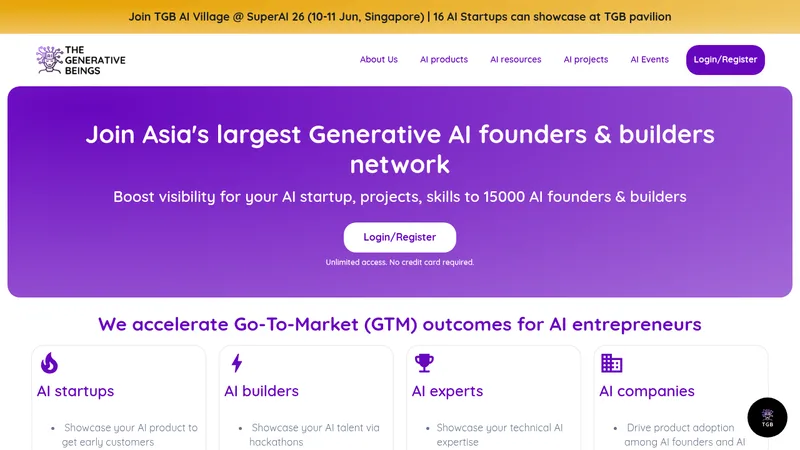 the generative beings website