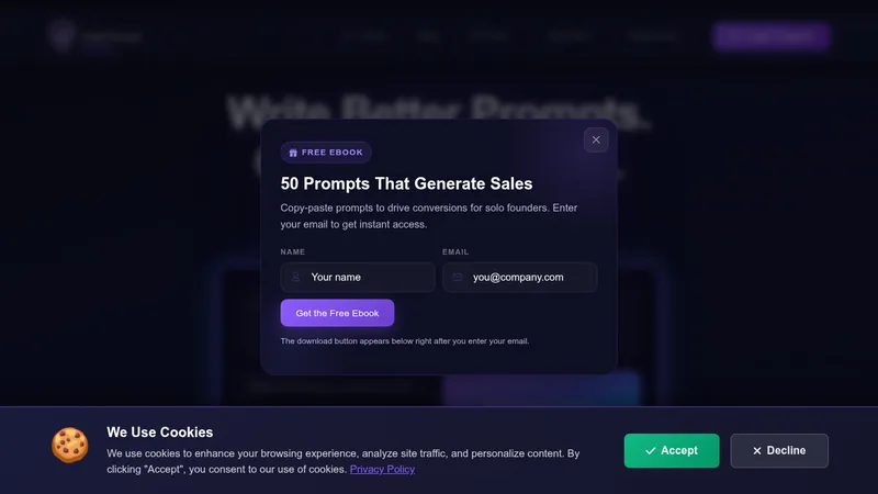 chatpromptgenius website