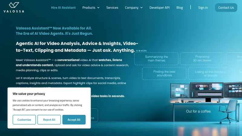 valossa ai website