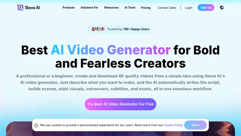 steve ai website