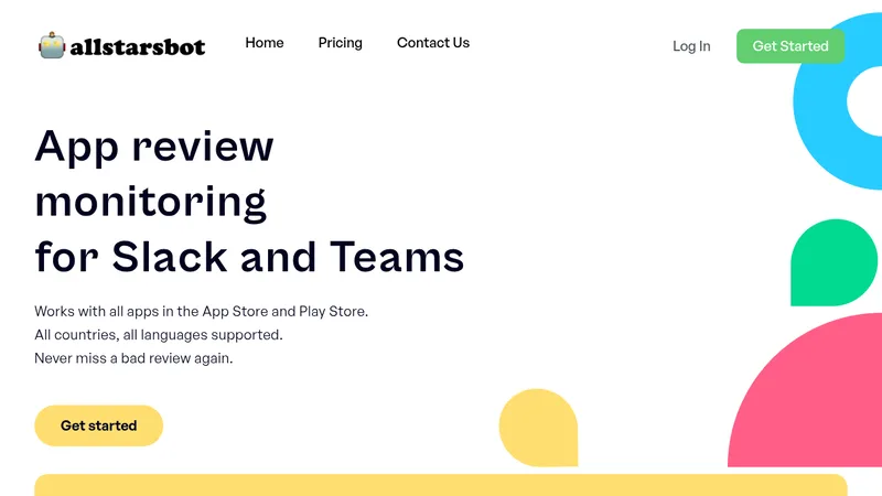 allstarsbot website