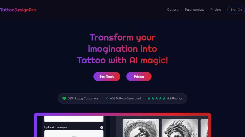 tattoodesignpro website