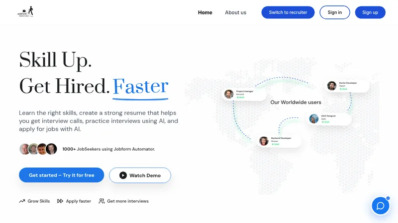 jobform automator website