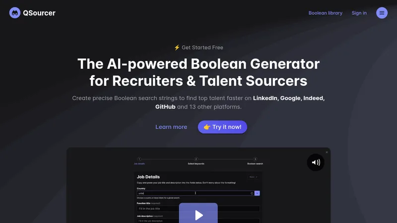 qsourcer website