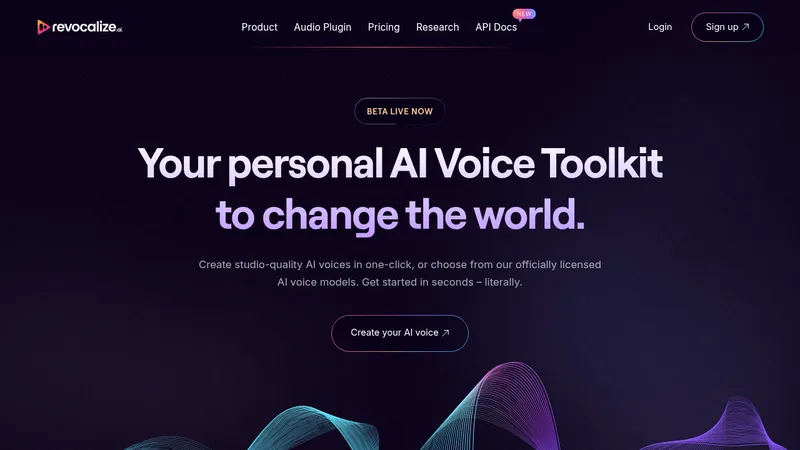 revocalize ai website