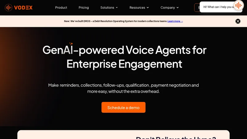 vodex website