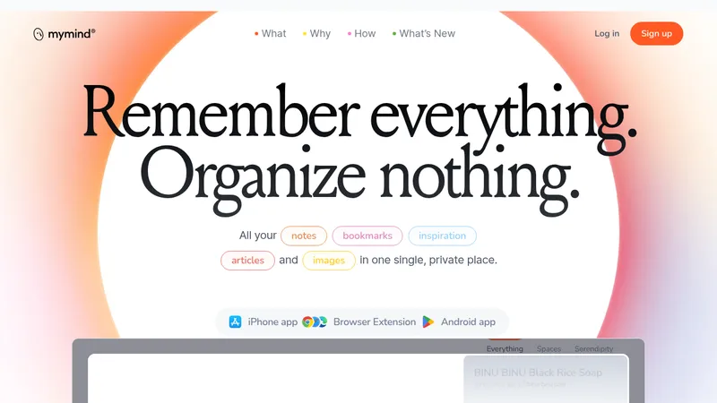 mymind website