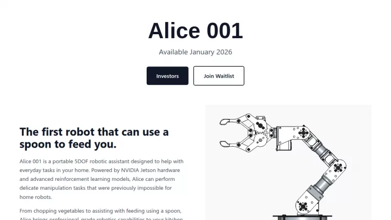 Alice 001 screenshot