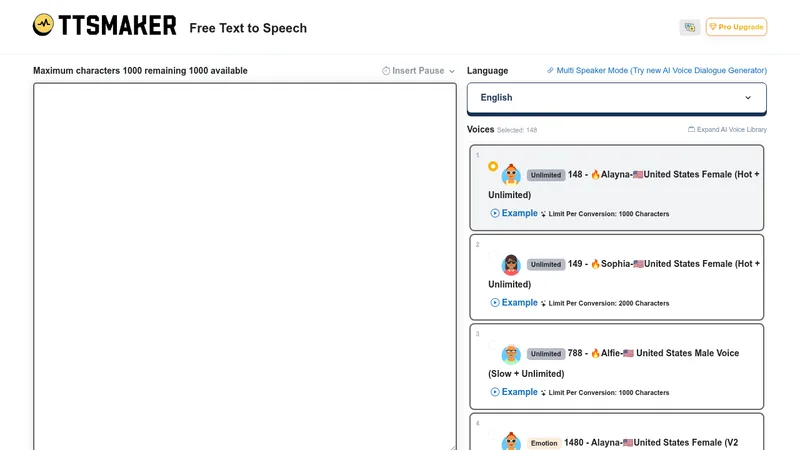 ttsmaker website
