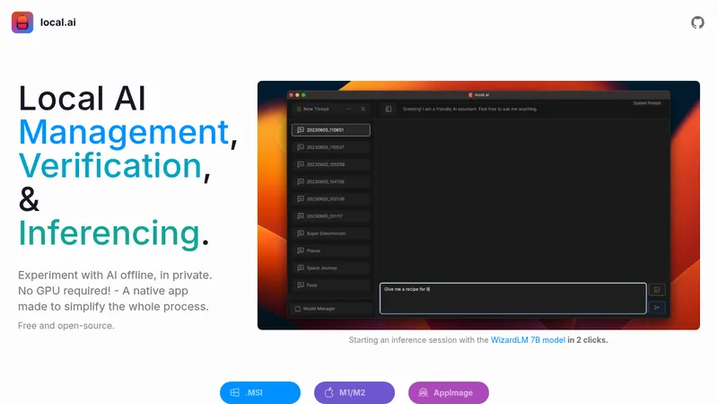 local.ai website