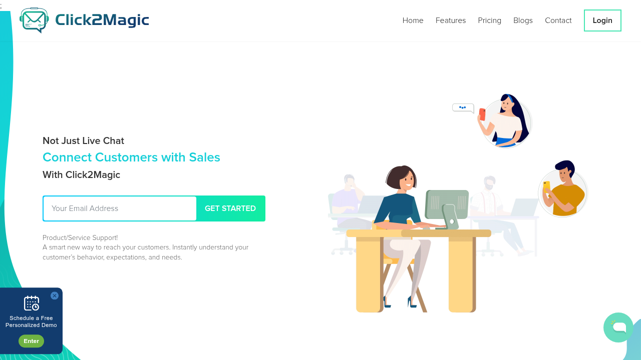 click2magic website