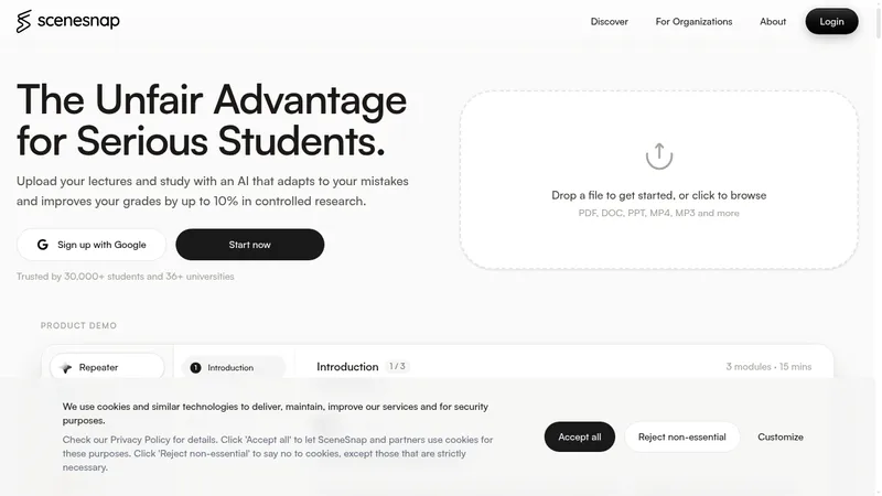 scenesnap website