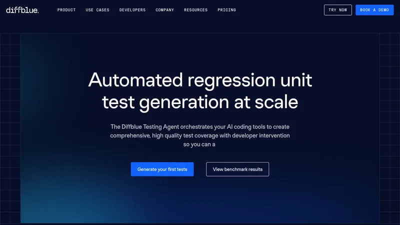 diffblue testing agent website