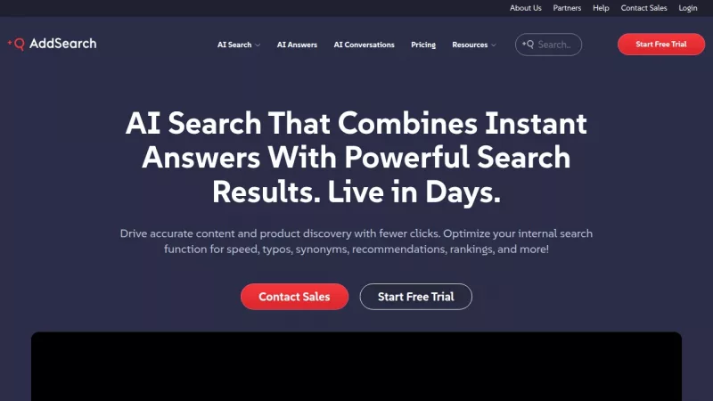 AddSearch screenshot