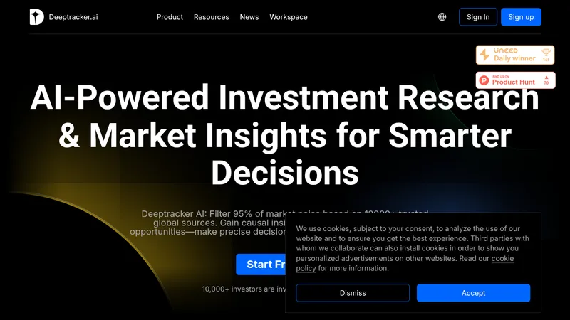 deeptracker website
