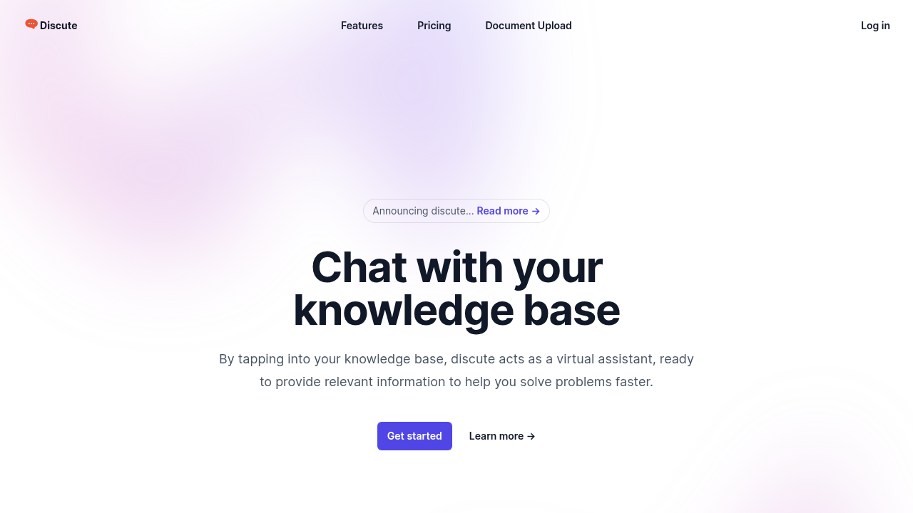 discute website