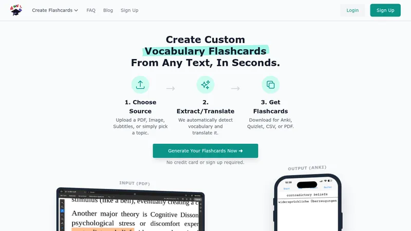 vocabgenerator website