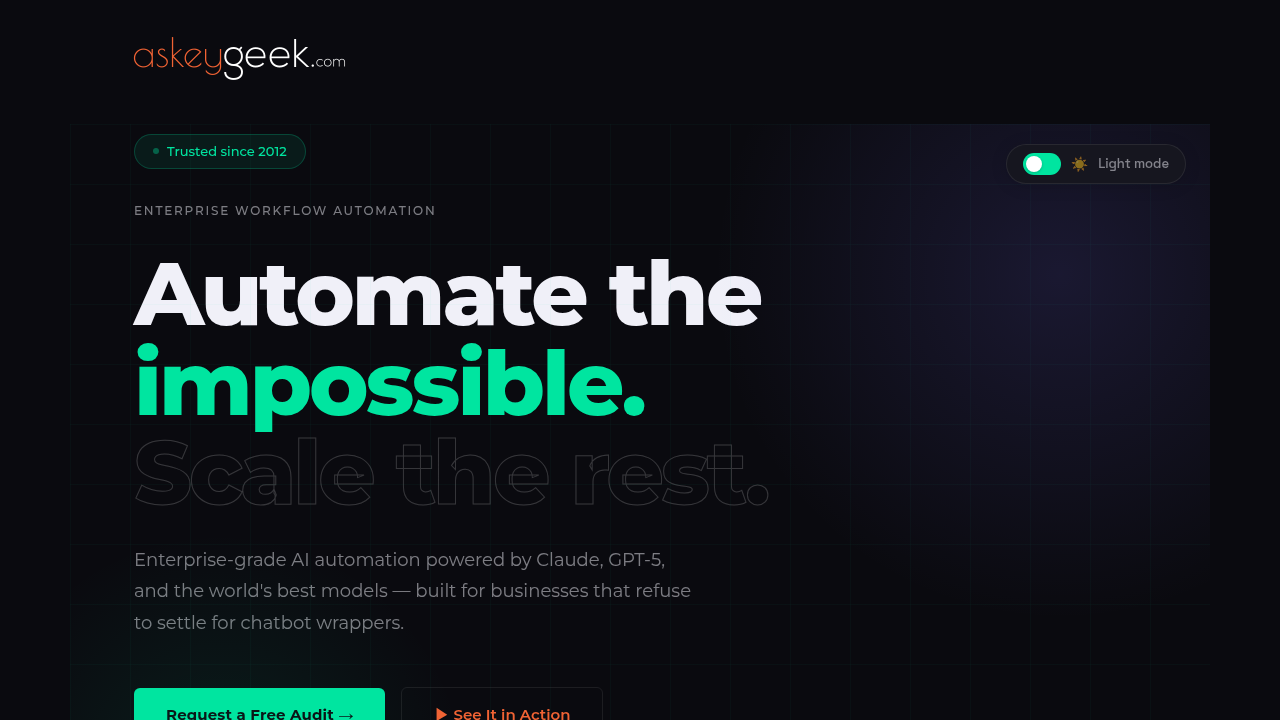 askeygeek website