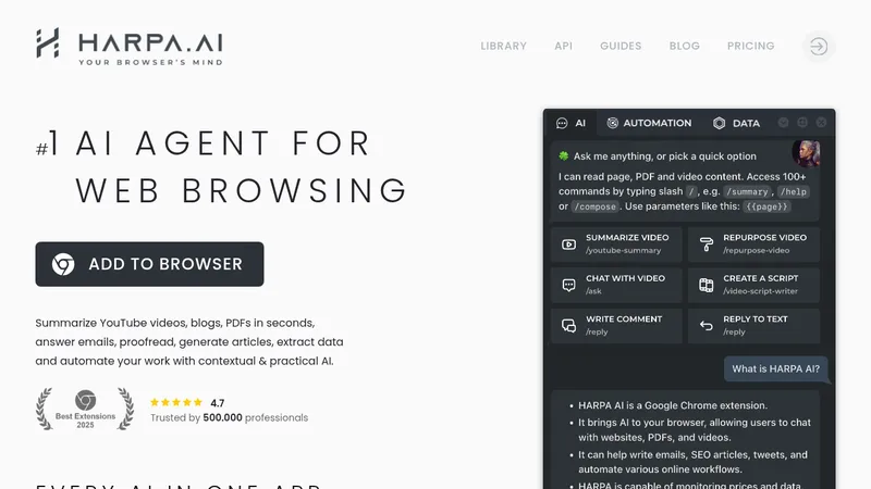 harpa ai website