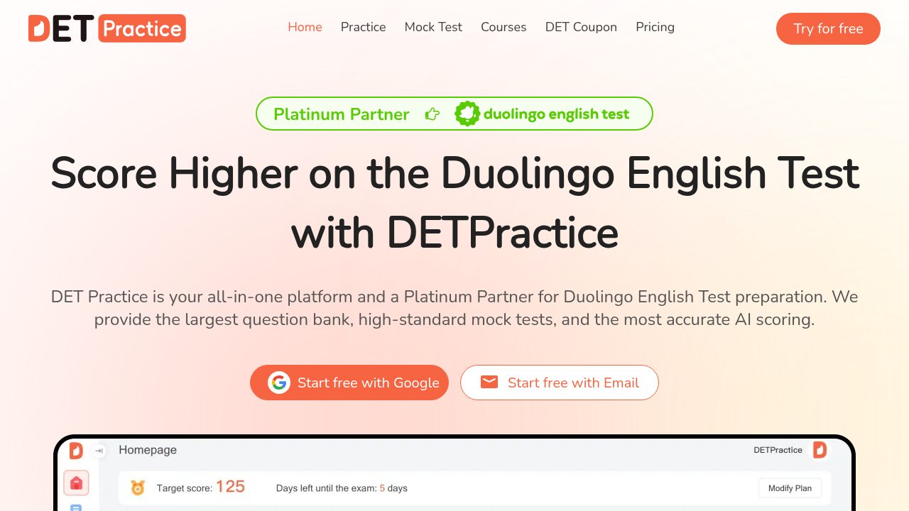 detpractice website