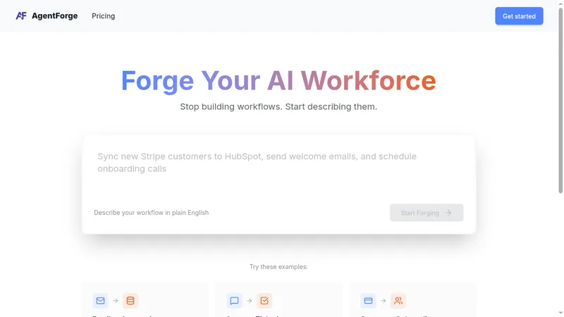 agentforge website