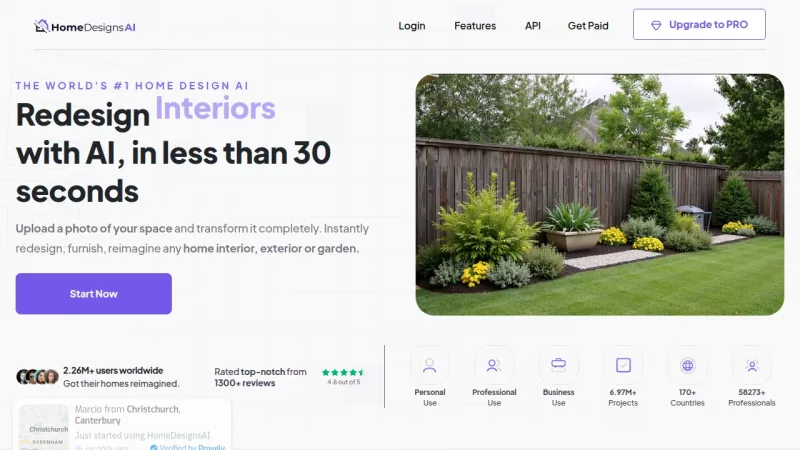 HomeDesigns AI screenshot