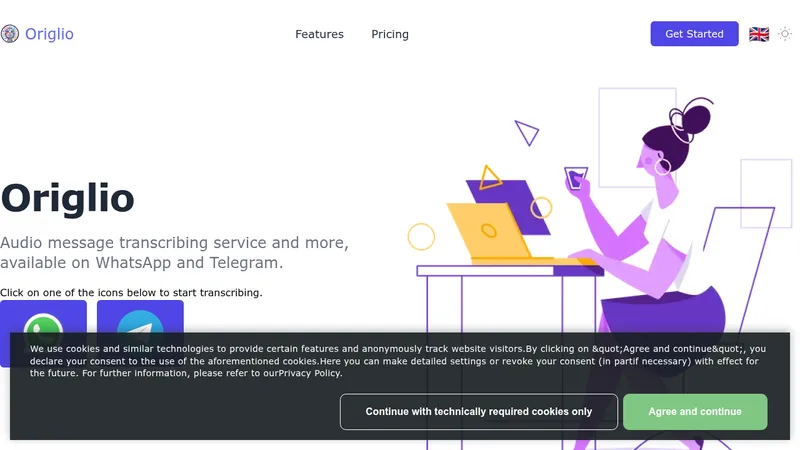 origlio website
