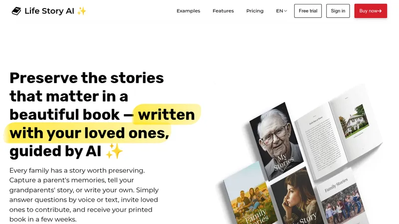 life story ai website