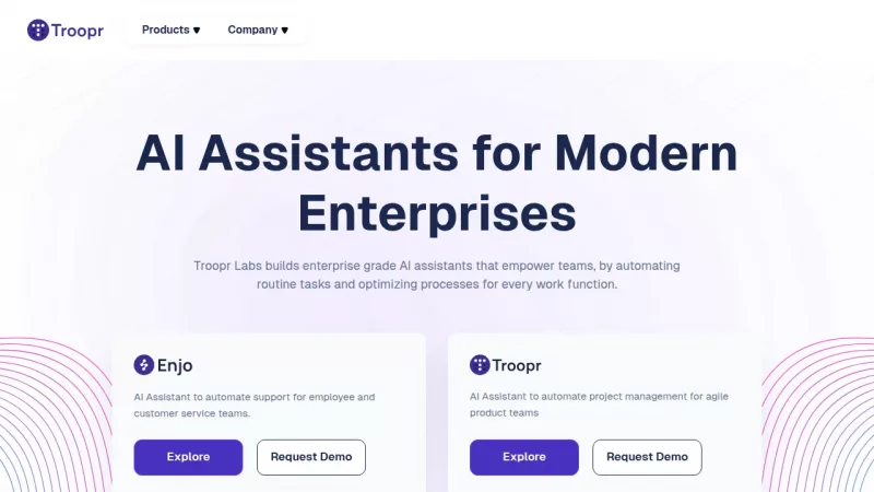 Troopr.ai screenshot