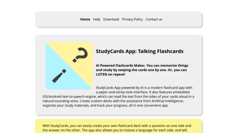 StudyCards App screenshot