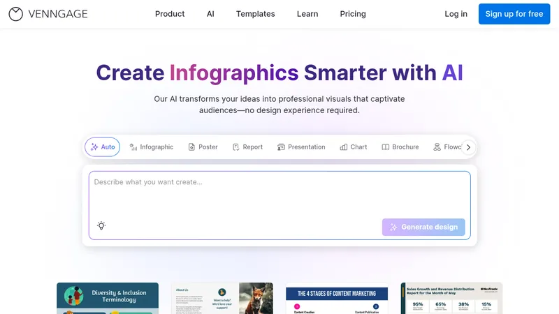 venngage website
