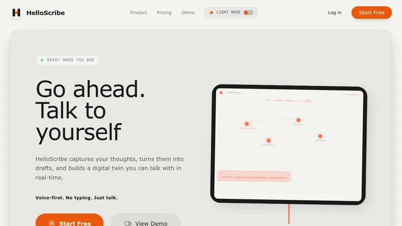 helloscribe website
