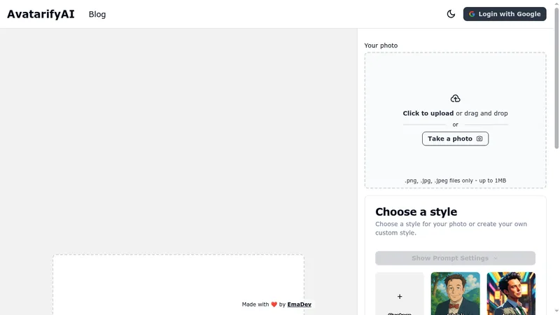 avatarifyai website