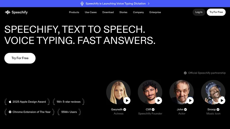 speechify website